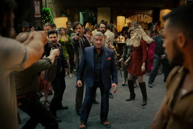 Sylvester Stallone i säsong 3 av "Tulsa King". 