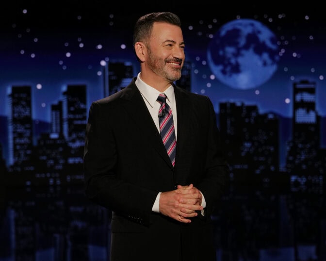 Jimmy Kimmel har anledning att vara glad.