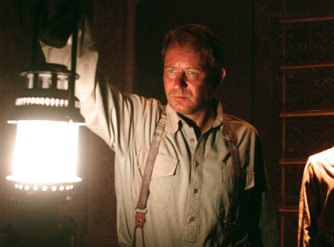 Stellan Skarsgård i mörkret 