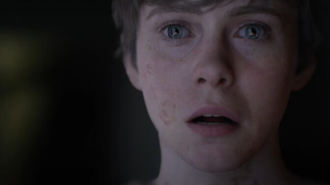 Sophia Lillis i spelet "OD".