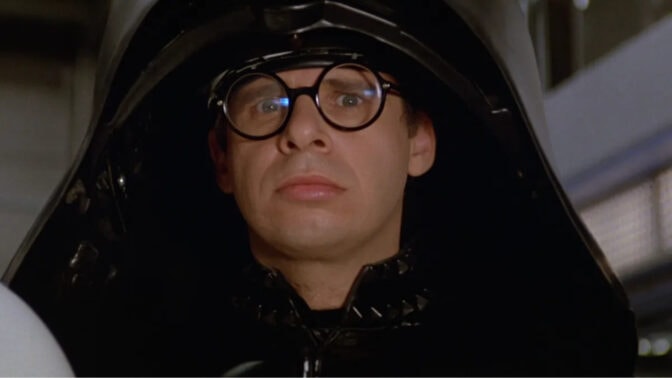 Rick Moranis som Lord Dark Helmet i "Spaceballs".