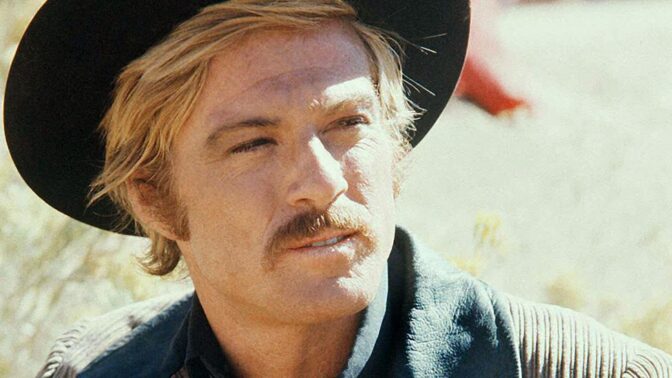 Robert Redford i “Butch Cassidy och Sundance Kid”.