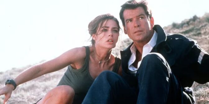 Denise Richards med Pierce Brosnan