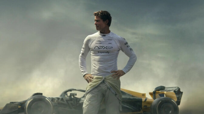 Brad Pitt i "F1".