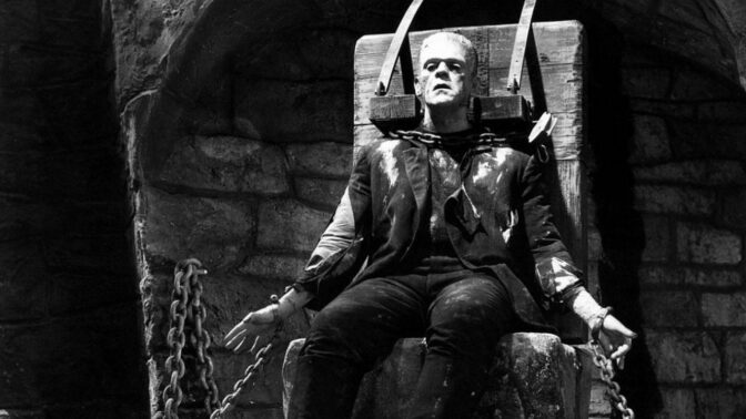 Boris Karloff som Frankensteins monster i "Frankenstein", 1931