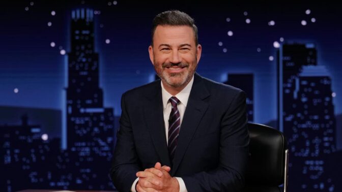Kimmel tillbaka i tv-studion.