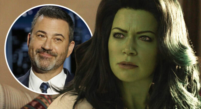 She-Hulk och Kimmel.
