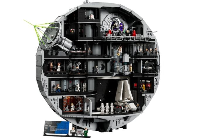 Legos Dödsstjärnan-modell släpps den 4 oktober. 