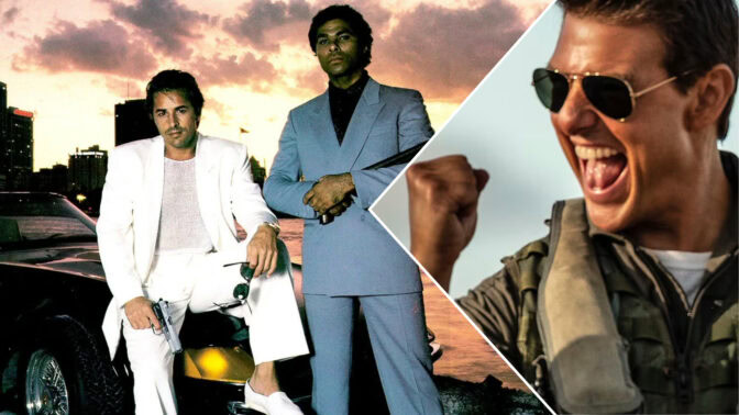 "Miami Vice" och Tompa Cruise i "Top Gun: Maverick"