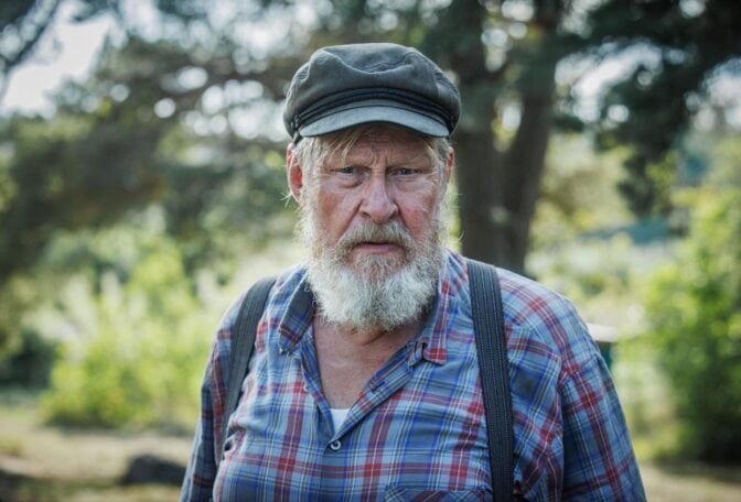 Rolf Lassgård som Krutgubben i "Svärtan".