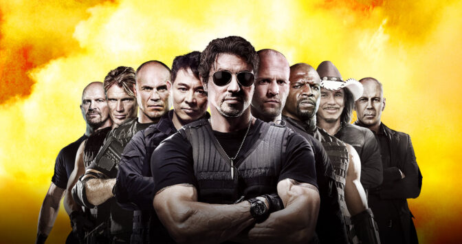 "The Expendables" (eller 80-talet sammanfattat med en bild).