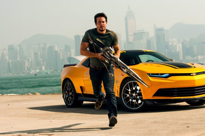 Mark Wahlberg i "Transformers: Age of Extinction"