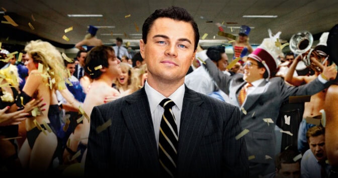 Leonardo DiCaprio i "The Wolf of Wall Street"