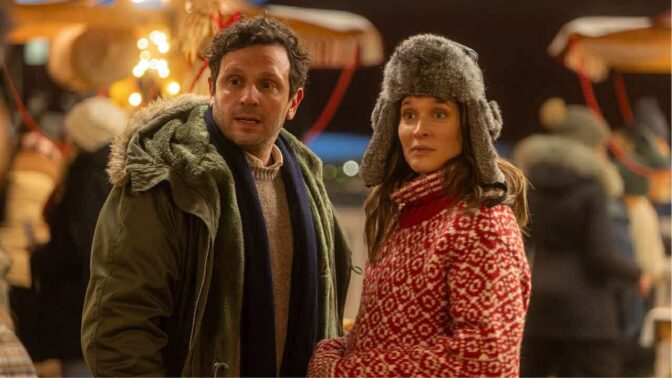 Joel Spira och Josefin Asplund i "Parterapi i Gagnef". Foto: Henrik Hansson/SVT.