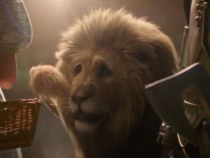 Ett lejon som låter som Colman Domingo.