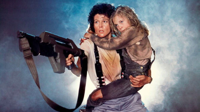 Sigourney Weaver som Ellen Ripley i "Aliens".