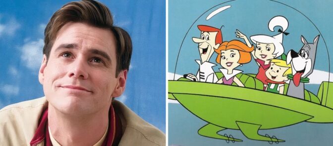 Jim Carrey i "Truman Show" och "Jetsons". 