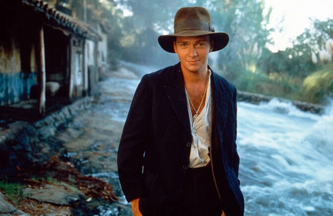 Sean Patrick Flanery som den unge Indiana Jones.