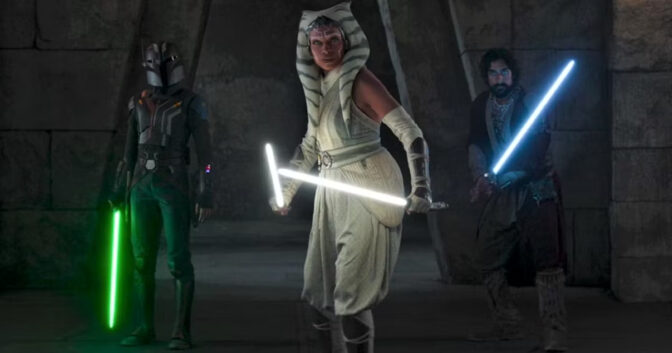 Sabine, Ahsoka och Ezra redo för strid i säsong 1 av "Ahsoka".