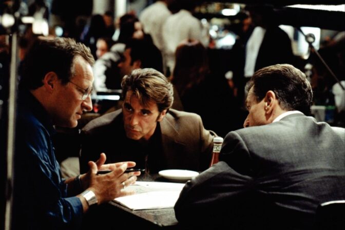 Michael Mann, Robert De Nero och Al Pacino i "Heat"