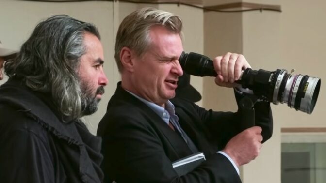 Houte van Hoytema och Christopher Nolan.
