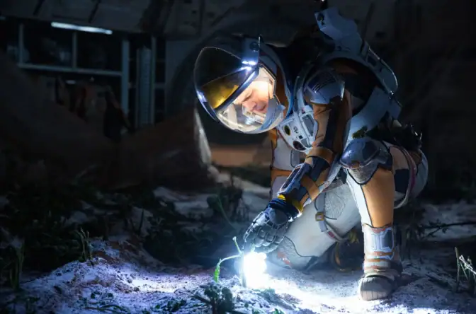 Matt Damon odlar i "The Martian".