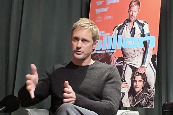 Alexander Skarsgård gästar Stockholms filmfestival.