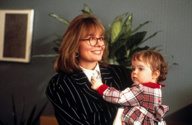 Diane Keaton som orfivillig bonusmamma i "Baby Boom"