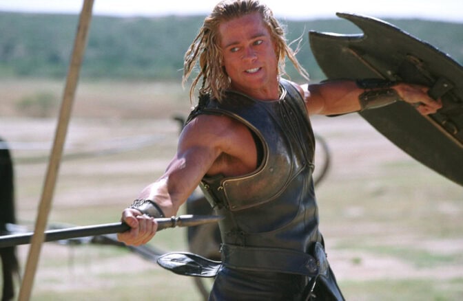 Brad Pitt i "Troja"