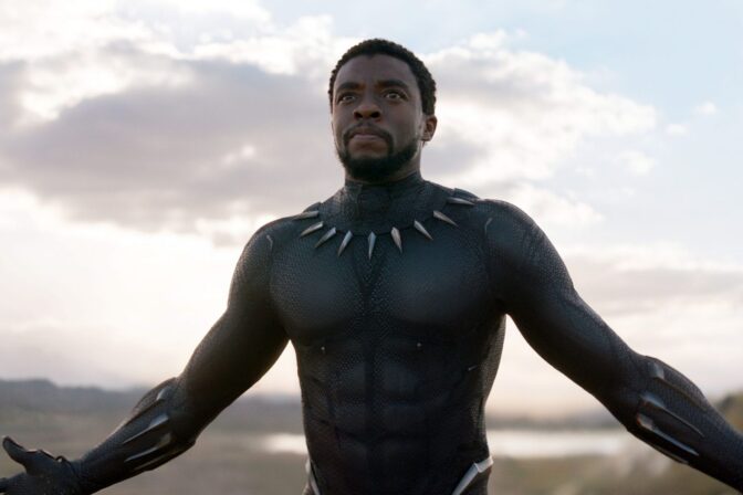 Chadwick Boseman i "Black Panther".