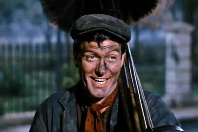 Dick Van Dyke, "Mary Poppins", 1964