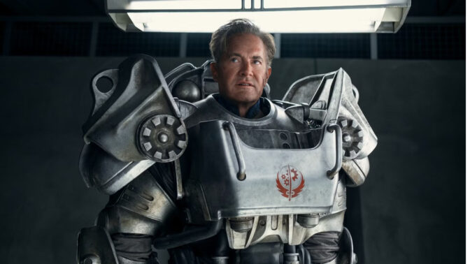 Kyle MacLachlan i säsong 2 av "Fallout".