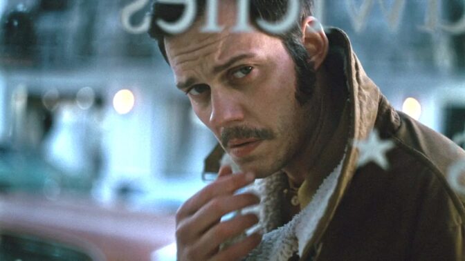 Bill Skarsgård vidtar desperata åtgärder i "Dead Man's Wire".