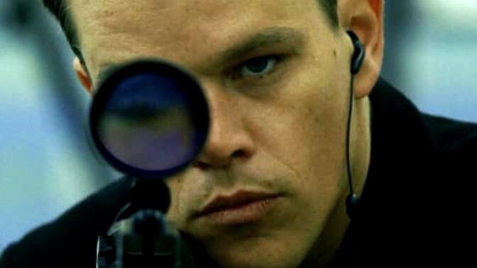 Matt Damon i "The Bourne Identity".