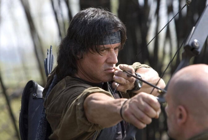 Sylvester Stallone i "Rambo" (2008)