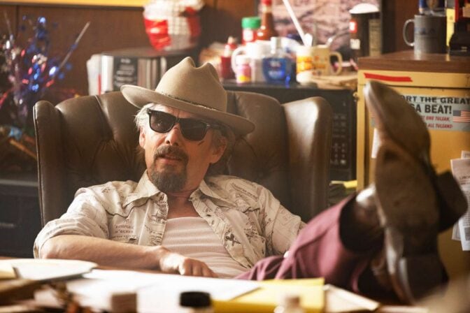 "The Lowdown"-rollen skrevs specifikt med Ethan Hawke i åtanke för den. 