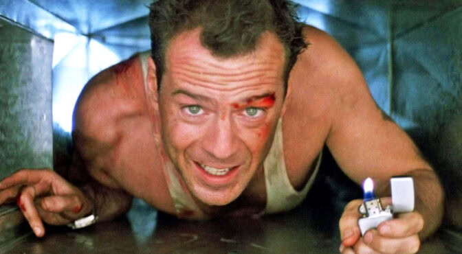Bruce Willis som John McClane i "Die Hard"