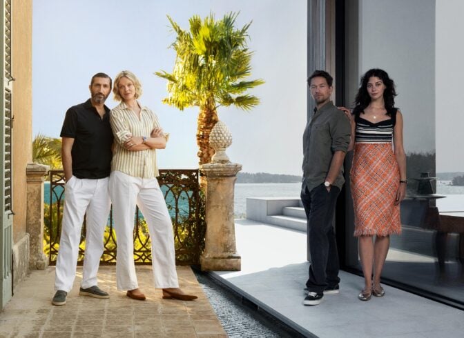 Två par försöker rädda sina äktenskap i "Bytet".