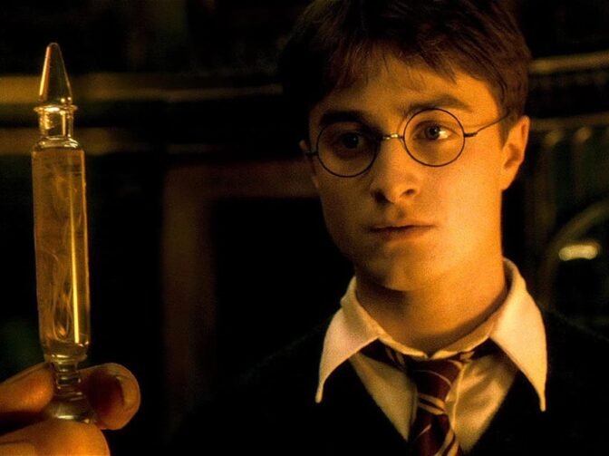 Harry Potter stirrar på minnen 