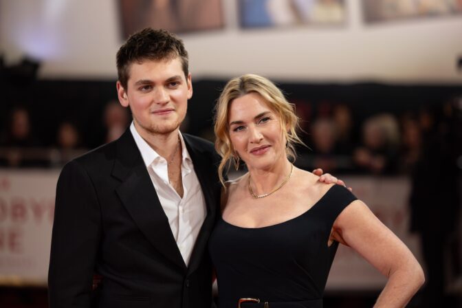 Kate Winslet och sonen Joe Anders.