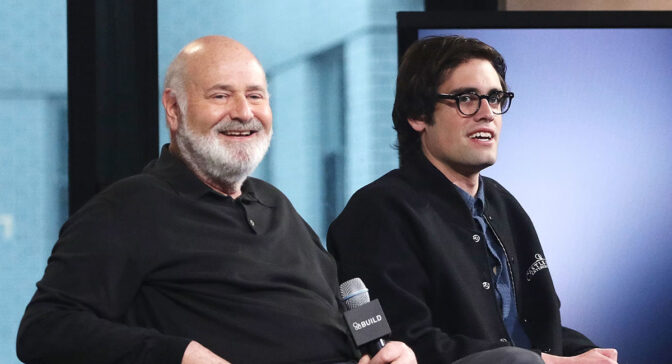 Rob Reiner med sonen Nick.