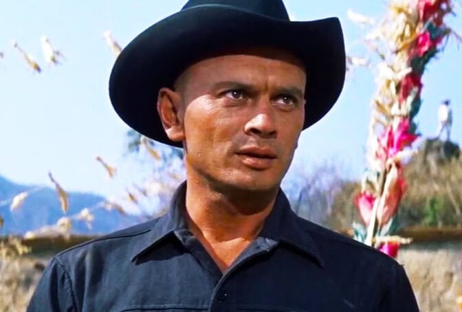 Yul Brynner i "Sju vågade livet".