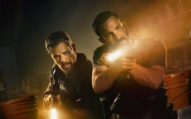 Matt Damon och Ben Affleck i månadens stora filmpremiär, "The Rip"