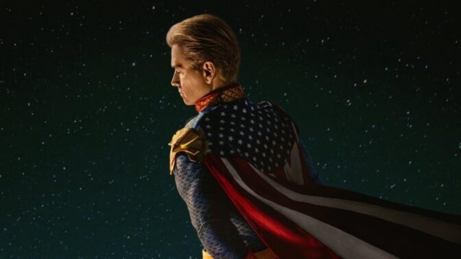 Antony Starr som Homelander i säsong 5 av "The Boys".