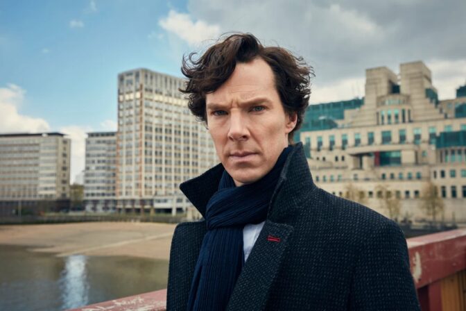 Benedict Cumberbatch i "Sherlock".