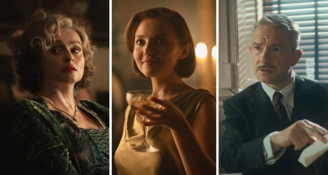 Tre av stjärnorna som jagar mördare i Agatha Christie-serien.