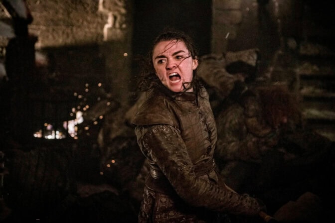 Maisie Williams som Arya Stark i "Game of Thrones".