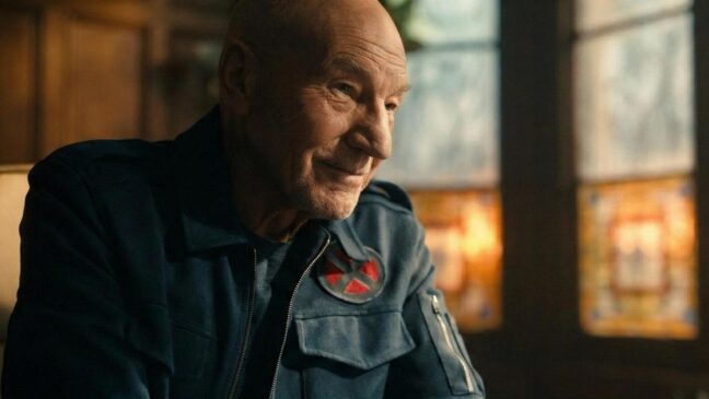 Patrick Stewart som Professor X i "Avengers: Doomsday".