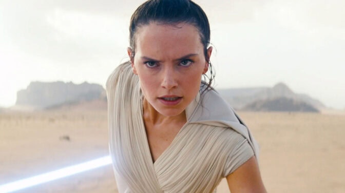 Daisy Ridley i "The Rise of Skywalker"