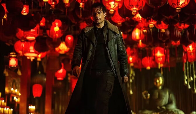 Henry Cavill som MacLeod i "Highlander".